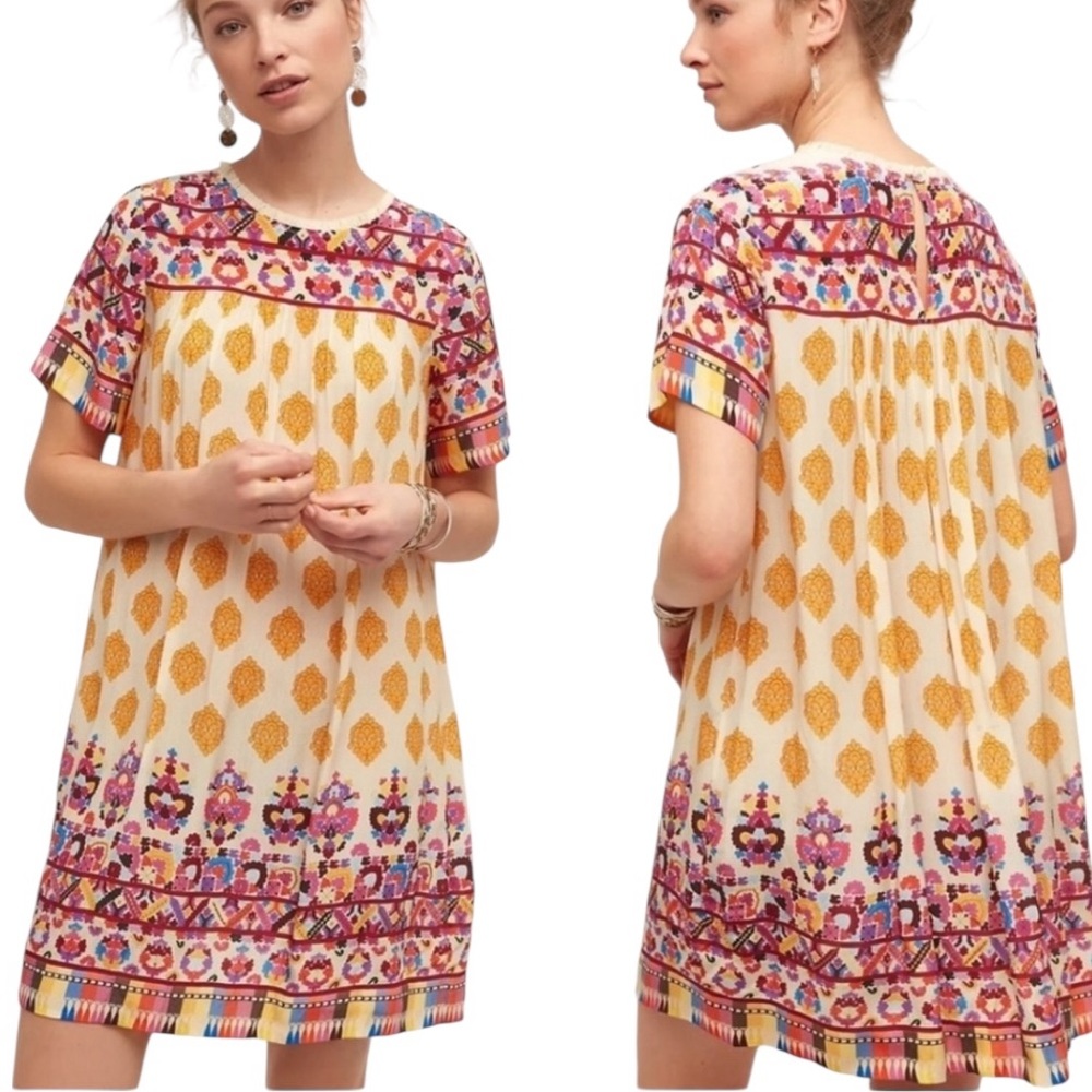 Anthropologie Tanvi kedia women’s Caltha Swing Dress size medium